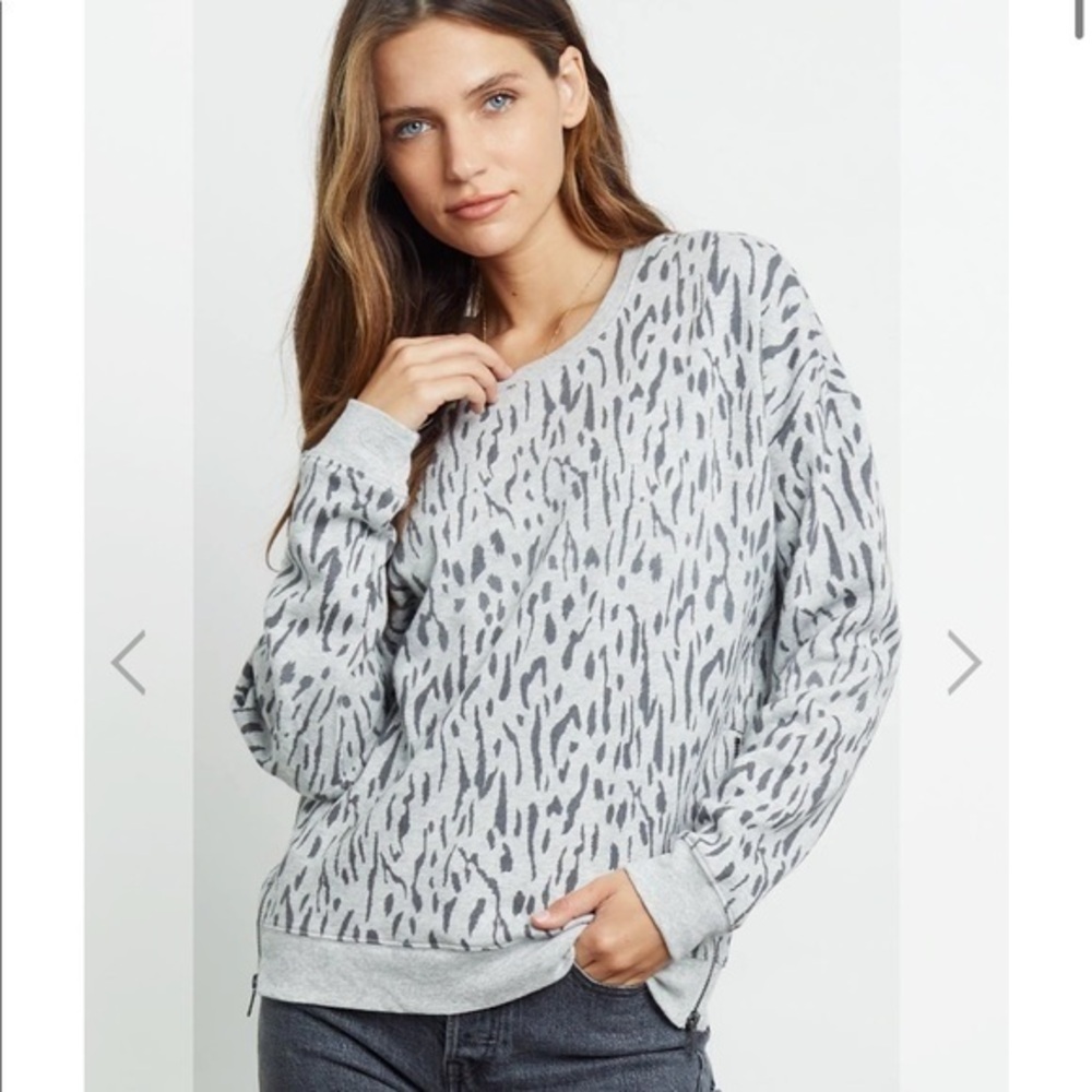 Rails Marlo sweater in gray abstract
